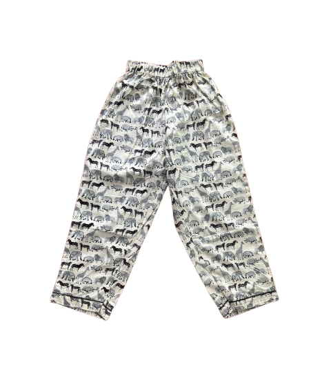 Safari Animals Grey Printed Set